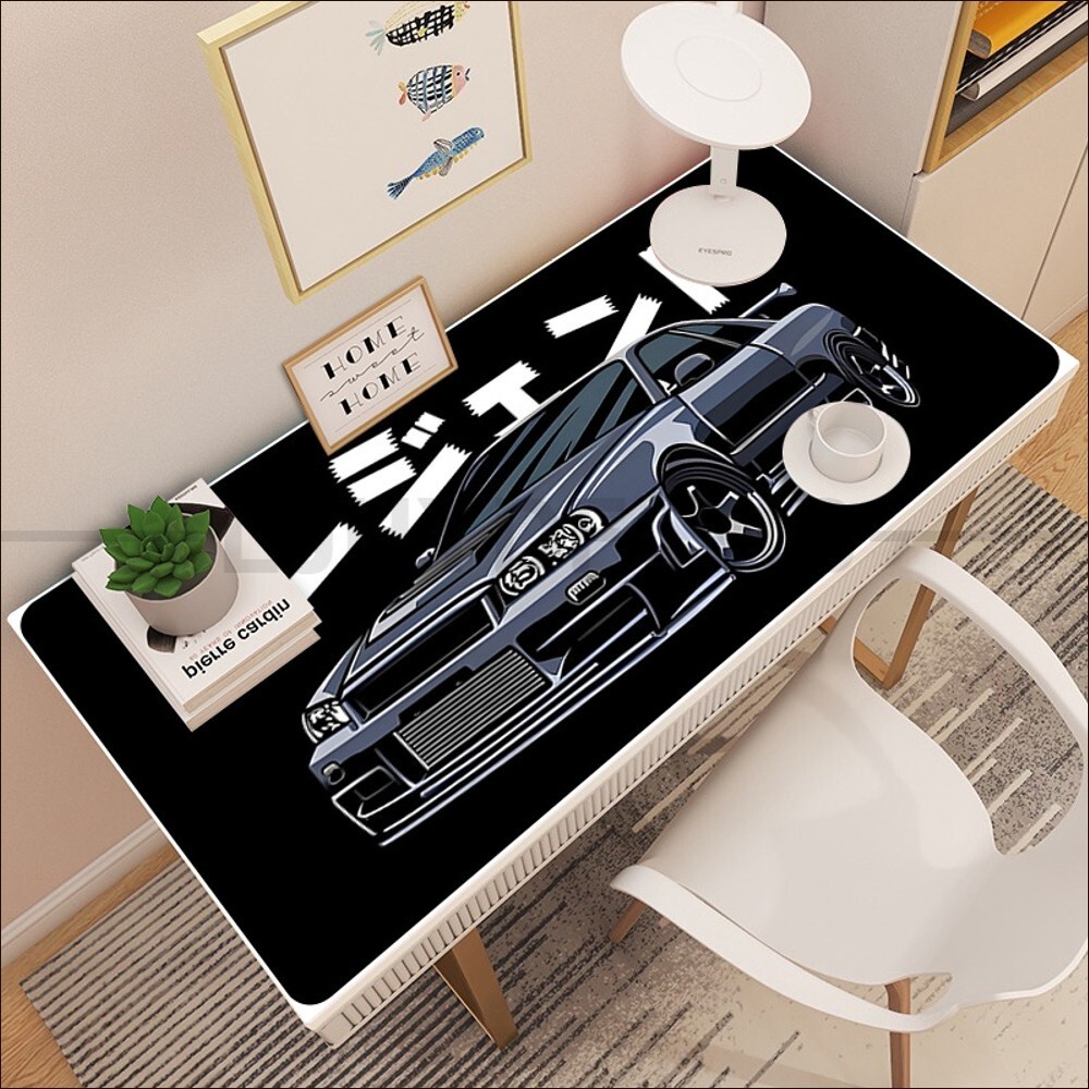 Jdm Tokyo Drift กีฬารถชายผู้ชาย Mousepad คุณภาพสูง Gamer play MATpad ขนาดสําหรับเกมคีย์บอร์ด Pad สําหรับ Gamer