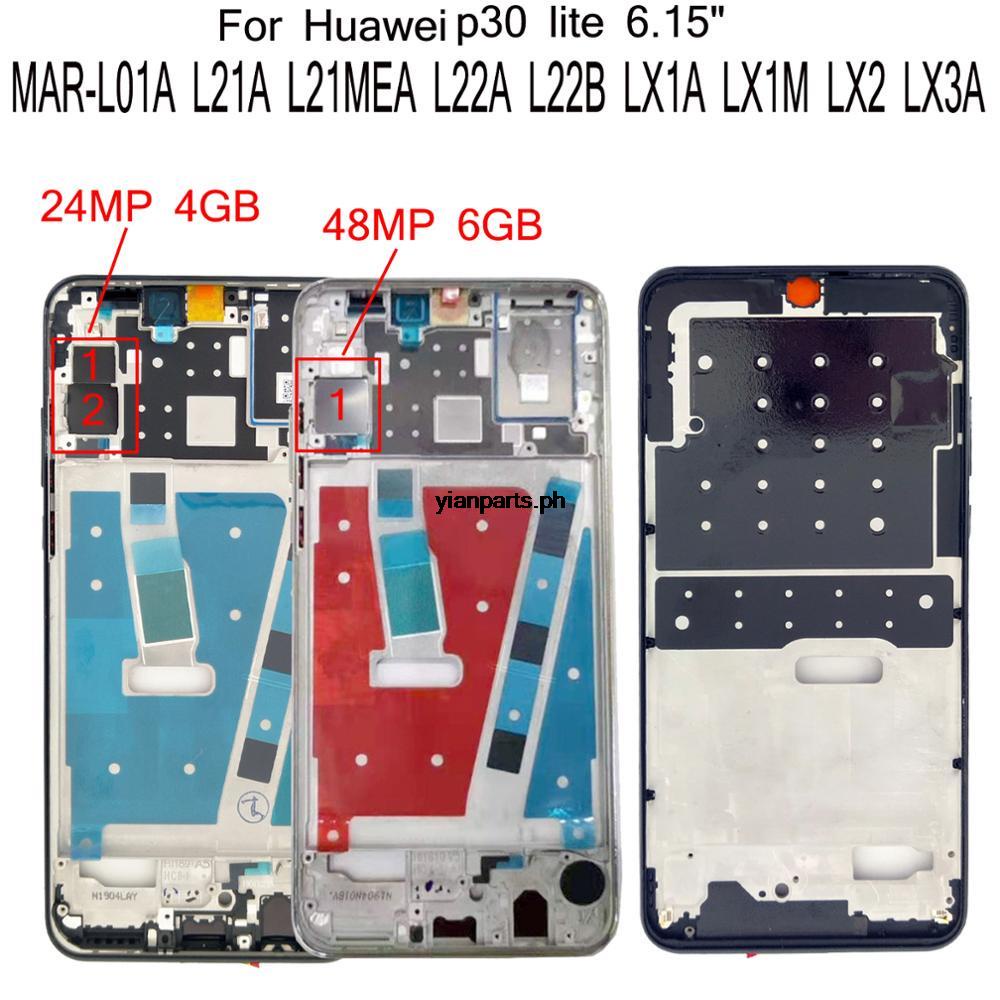 Guo- 100% ใหม่สําหรับ Huawei P30 Lite Nova 4E MAR-L01A L21A L21MEA L22A L22B LX1A LX1M LX2 LX3A ด้าน