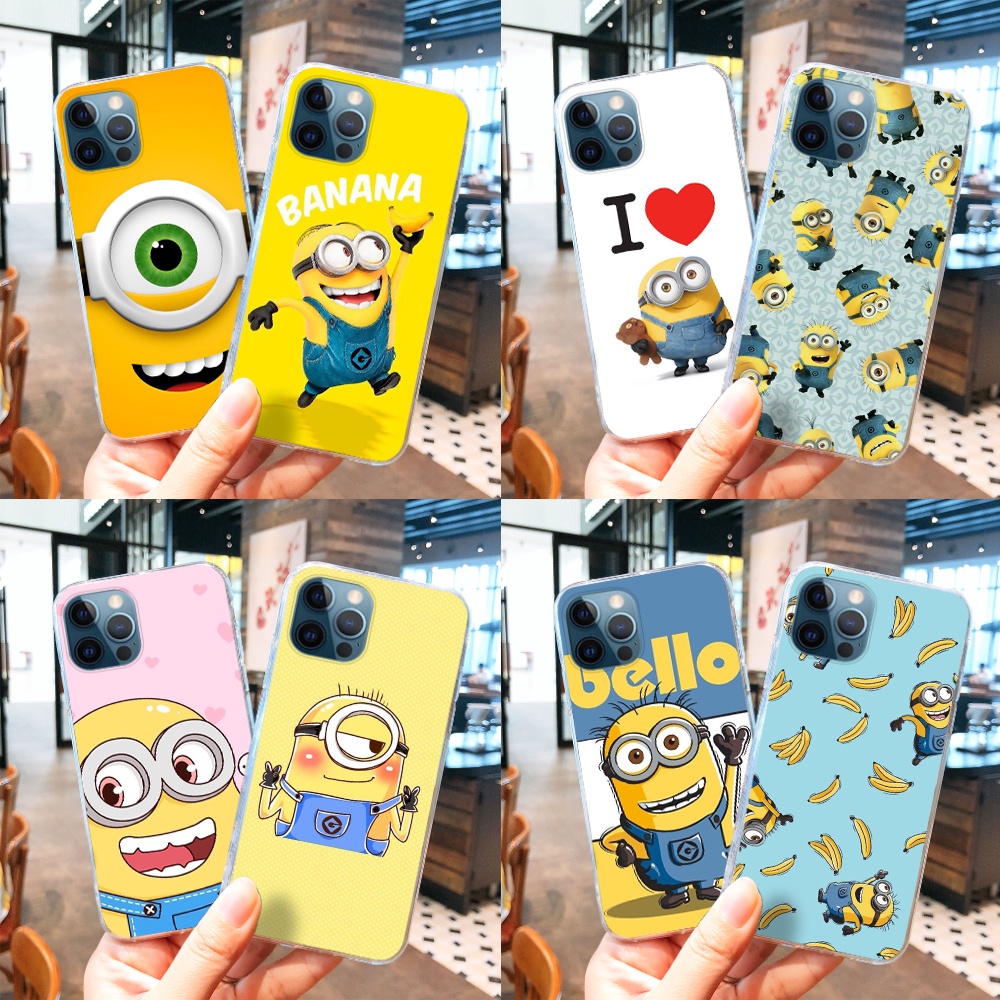 สําหรับ Infinix SMART 6 PLUS HD NOTE 12i ร้อน 12i หมายเหตุ 30 VIP TPU โปร่งใสนุ่มกรณี T28 minion การ