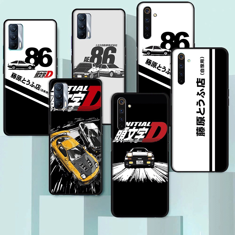 Realme 2 A5 3 3 Pro 5 5i 5s 5 Pro Q 6 6I 6 Pro 7 4G 7i TPU Spot สีดํากระเป๋านุ่มเคสโทรศัพท์ EDE1 AE8