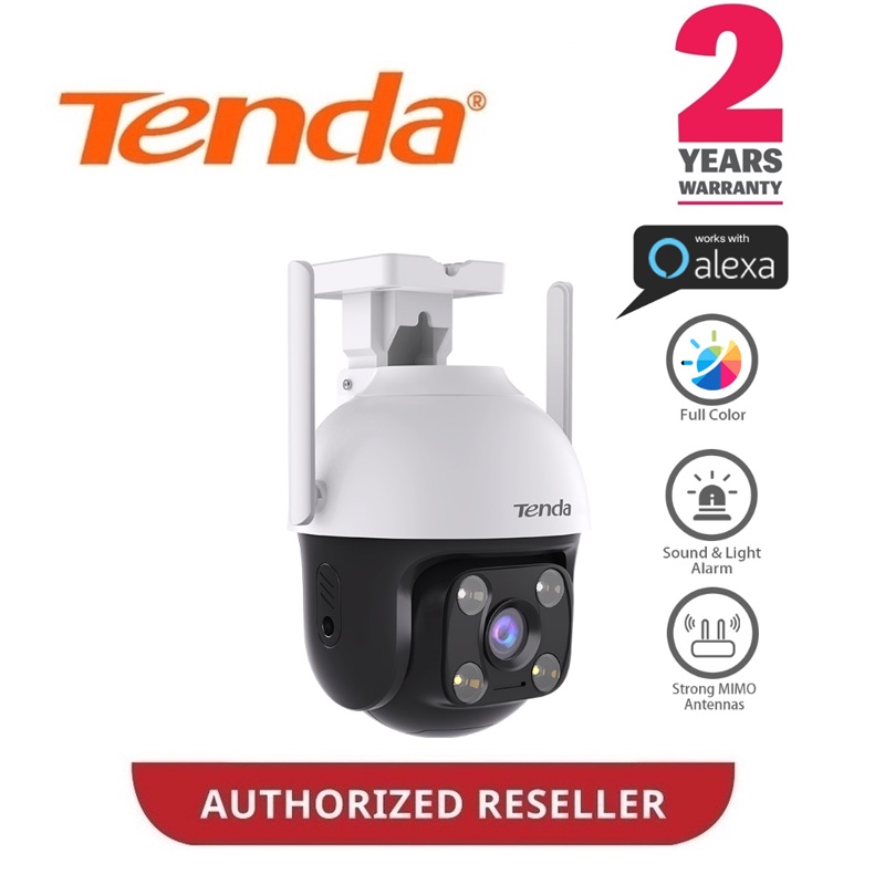 TENDA CH3-WCA 1080P OUTDOOR WI-FI PAN/TILT กล้อง FULL COLOR NIGHT VISION TENDA CH3