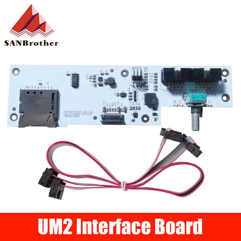 บอร์ดอินเทอร์เฟซ UM2 + 2 ช่องเสียบการ์ด SD แบบรวม + คีย์นำทางการเข้
