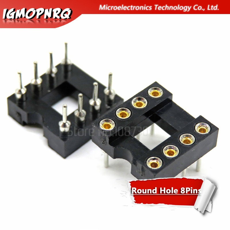 อะแดปเตอร์ซ็อกเก็ตเชื่อมต่อ IC DIP8 8 Pins 2.54 มม. 8 PIN 20 ชิ้น