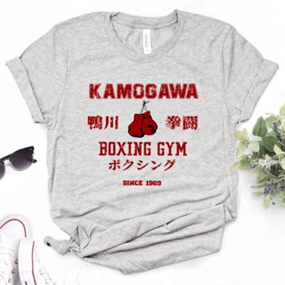 เสื้อยืด พิมพ์ลายการ์ตูน Kamogawa สไตล์ฮาราจูกุ แฟชั่นฤดูร้อน สําหรับผู้หญิง