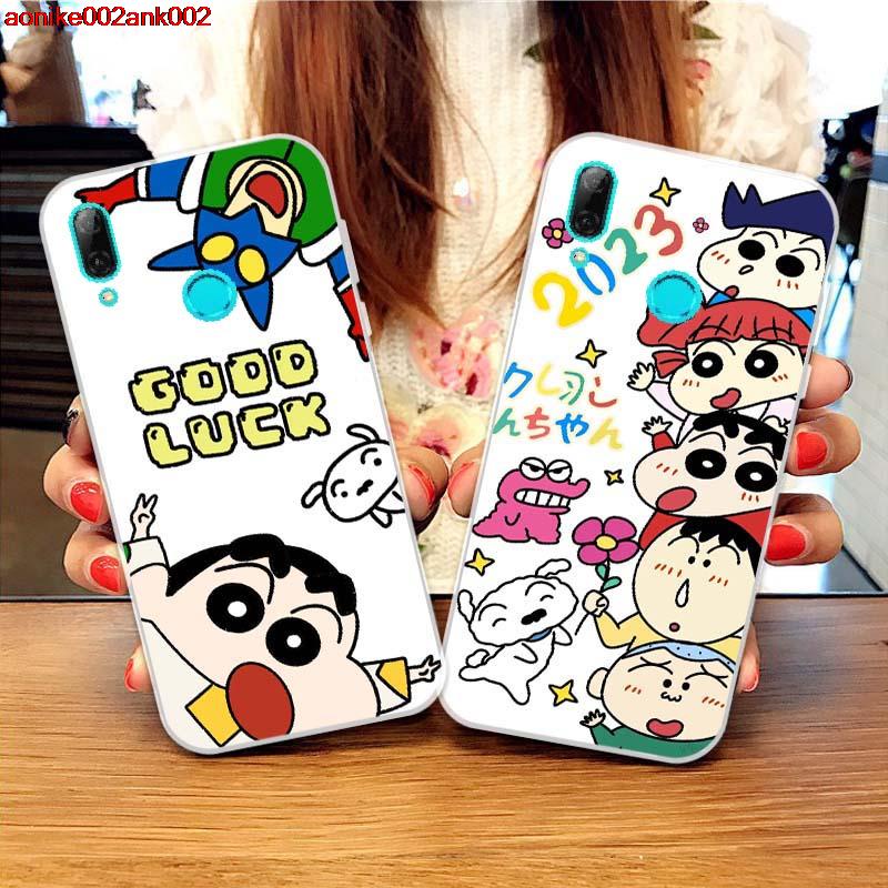 เคสซิลิโคนนิ่ม ลายชินจัง 03 สําหรับ Huawei Nova 2i 3i 2 4 Y3 Y5 Y6 Y7 Y9 GR3 GR5 Prime Lite 2017 2018 2019