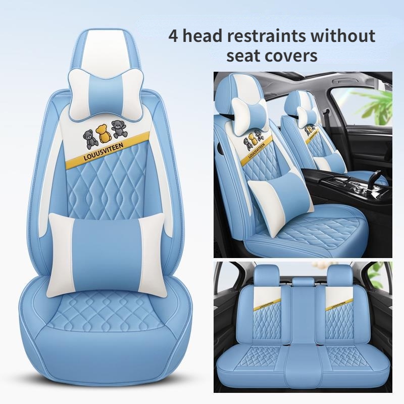ผ้าคลุมเบาะรถยนต์ กันน้ํา กันลื่น สําหรับ Toyota Highlander fortuner Rush Yaris Reiz Vios altis seat protection (2+3)