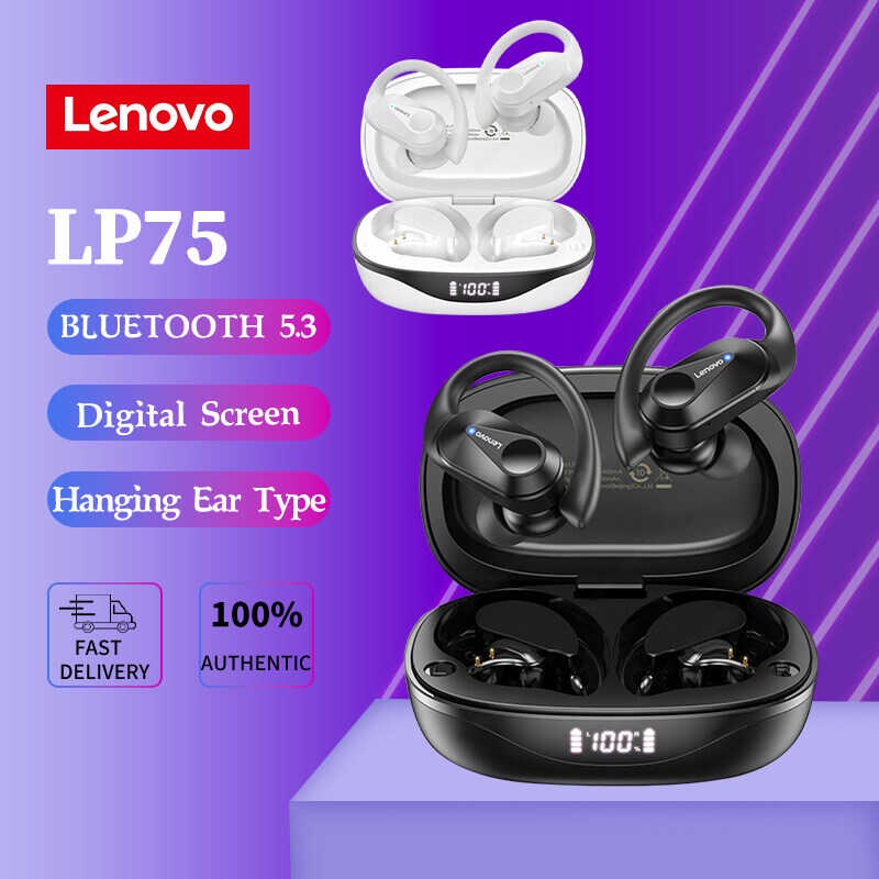 หูฟังบลูทูธ Lenovo Thinkplus Lp75 TWS รุ่น Bluetooth 5.3 หูฟังไร้สายสำ