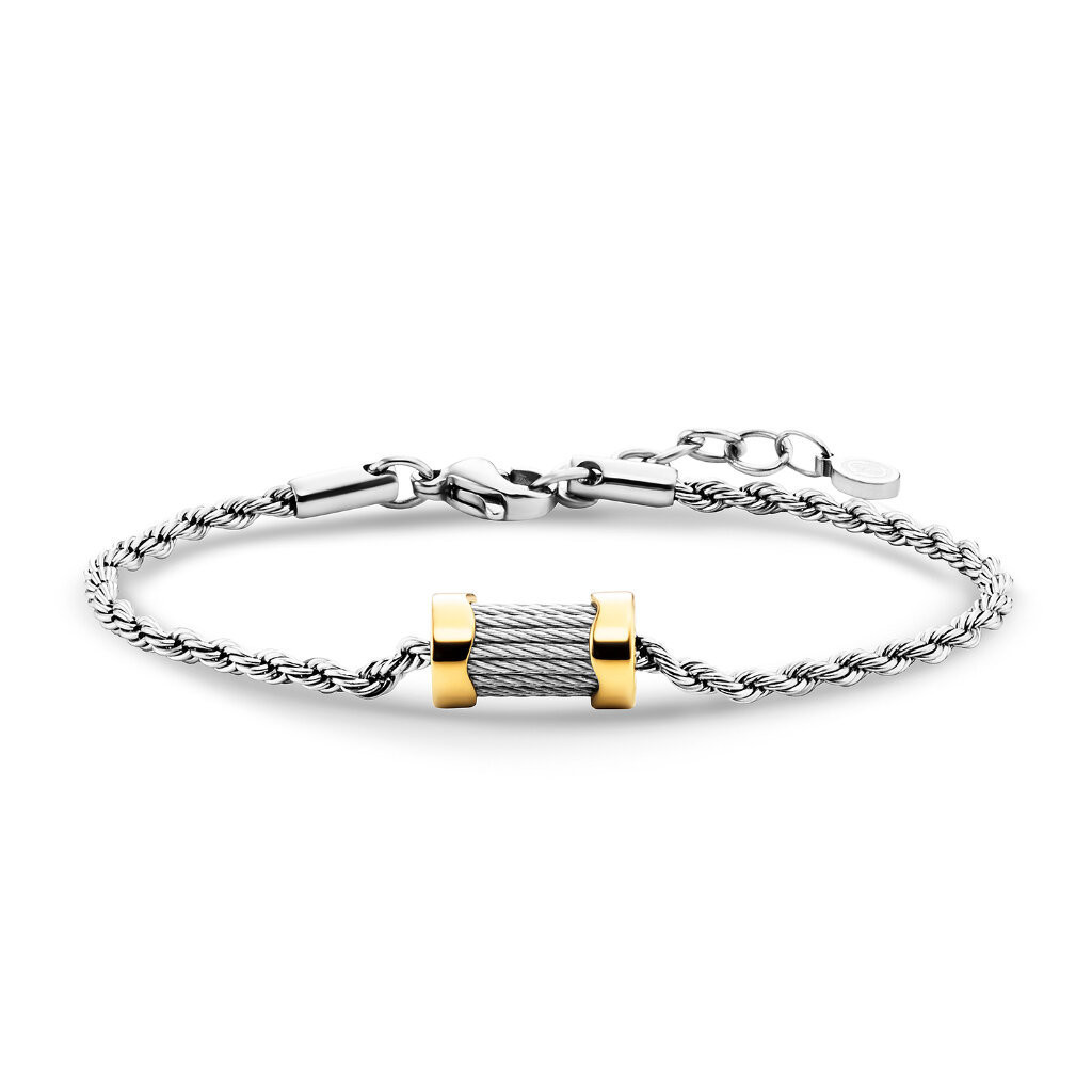 CHARRIOL สร้อยข้อมือ 06-104-1139-15 Bracelet - Steel Yellow PVD - Forever