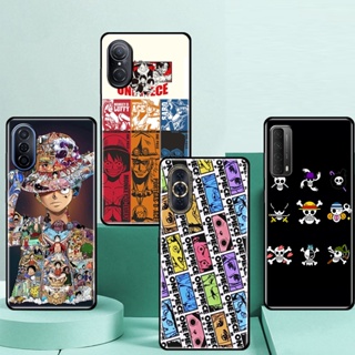 เคสโทรศัพท์มือถือ ซิลิโคนนิ่ม ป้องกันกล้อง ลายการ์ตูนอนิเมะ One Piece สําหรับ Huawei MATE 10 20 PRO 20X 30 30E PRO 9 4G 5G