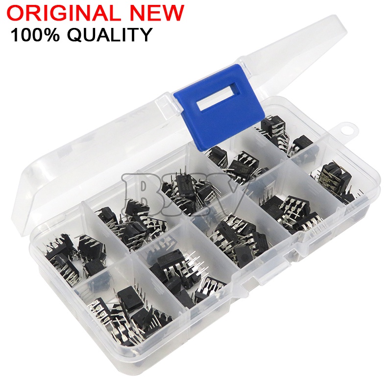 100 ชิ้น/ล็อตทั่วไปใช้ DIP IC ชุด NE555 UC3842 UC3843 UC3845 24C02 24C04 24C08 24C16 24C32 24C64 DIP