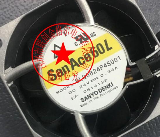 YY พัดลมอุปกรณ์โครงอลูมิเนียมญี่ปุ่นแท้ 9LG0624P4S001 DC24V 0.34A