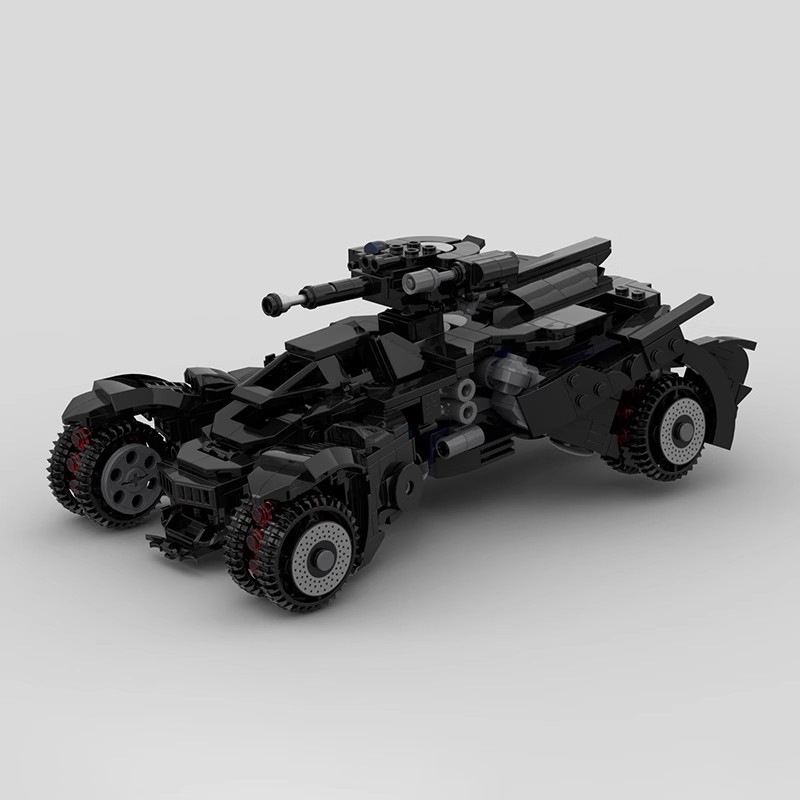 Moc ของเล่นบล็อกตัวต่อ รูปรถแบทแมน ซูเปอร์ฮีโร่ DC Arkham Knight Batmobile เข้ากันได้กับเลโก้เทคนิคอิฐ สําหรับเด็กผู้ชาย และเด็กผู้หญิง