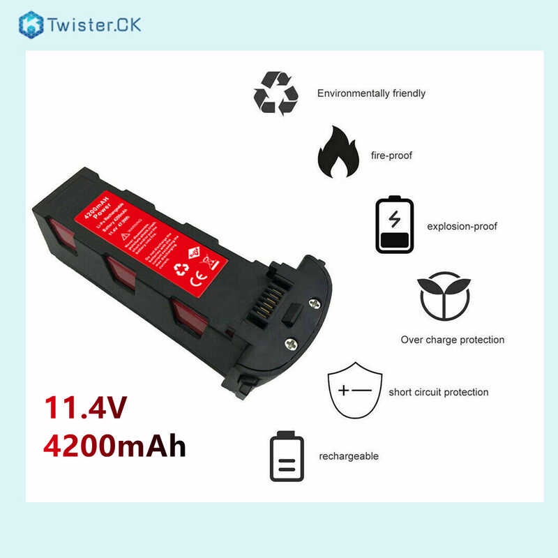 【ของแท้ 100%】11.4V Mahแบตเตอรี่lipoสำหรับhubsan H117s Zino Proสำหรับ