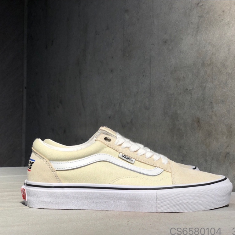 chuiloufz Vans OLD SKOOl Off White Low Top Casual Board Shoes GD3P รองเท้า Hot sales