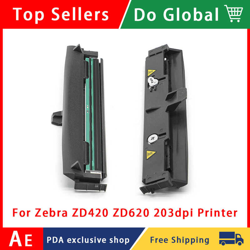 ต้นฉบับ P1080383-001 Zebra ZD420 ZD620 203dpi หัวพิมพ์