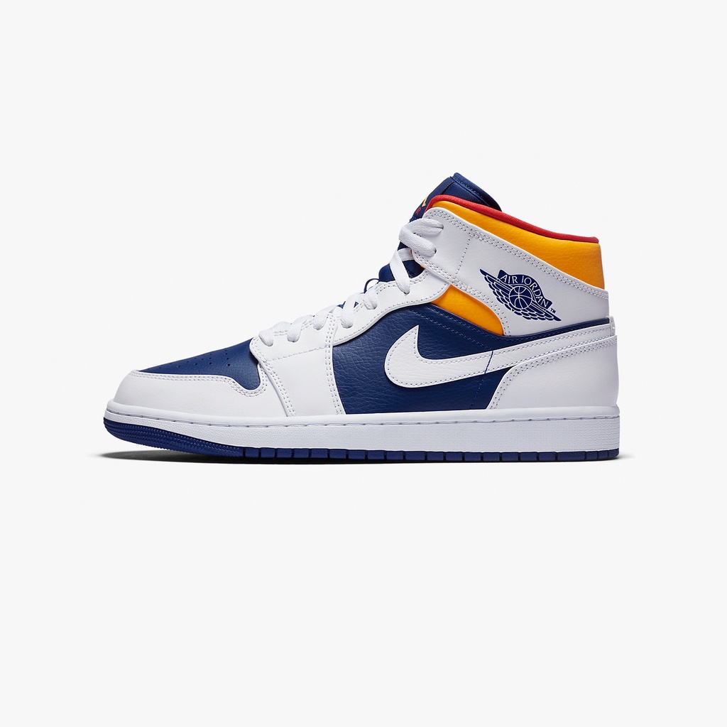 Jordan 1 Mid Royal Blue Laser Orange