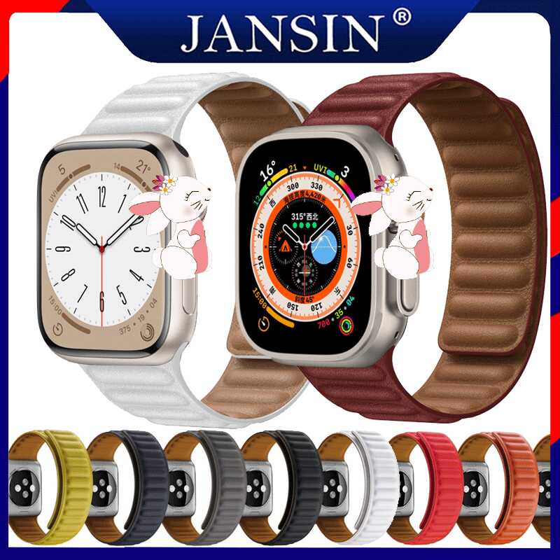 สายหนัง สำหรับ Apple Watch ของแท้ สาย Ultra 49Mm 45Mm 41Mm 44Mm 40Mm 42Mm 38M