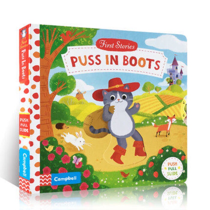 milu Puss in Boots First Stories BUSY Puss in Boots First Stories หนังสือภาษาอังกฤษต้นฉบับไม่ว่าง