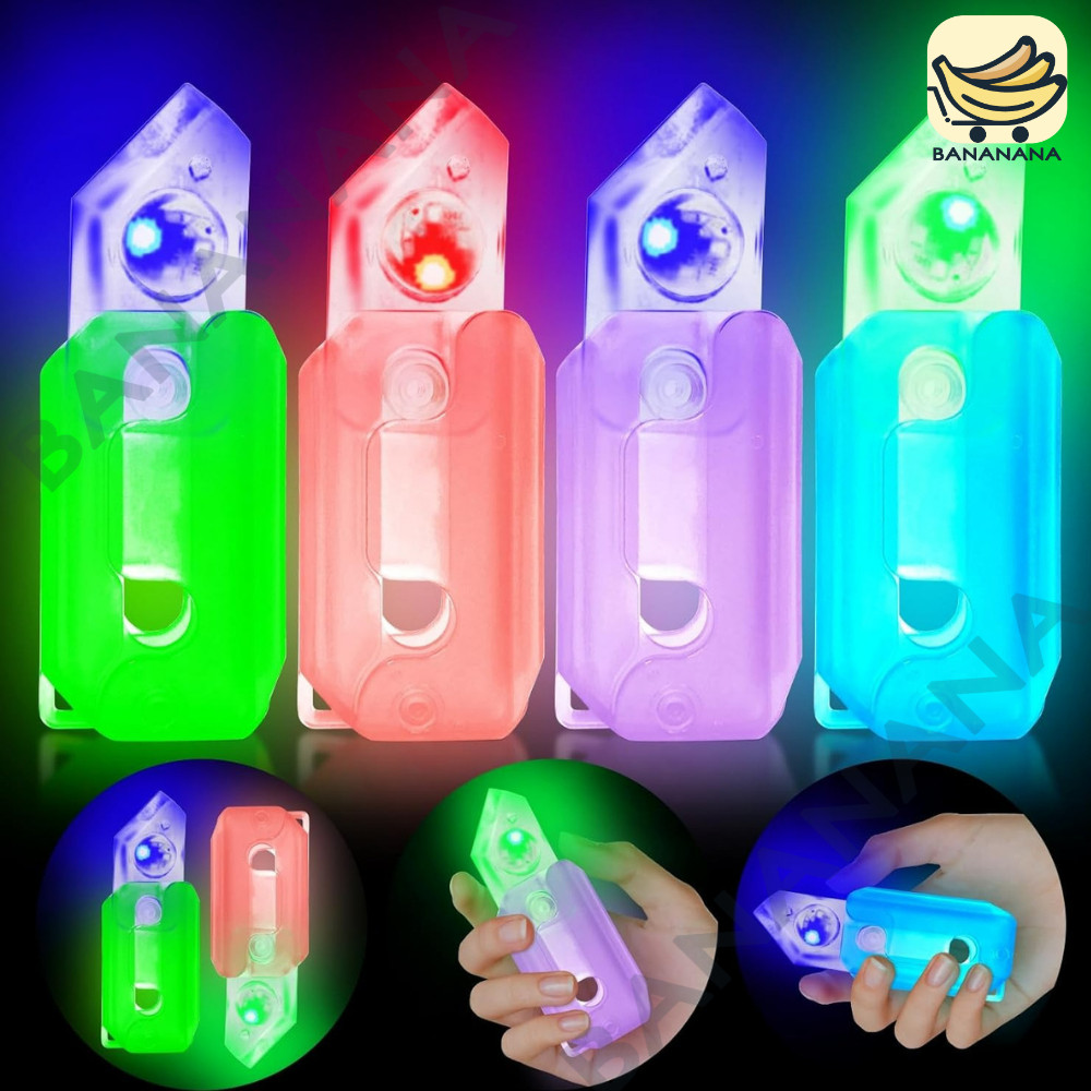 hot🔥การประกันคุณภาพ🔥 import LED Carrot Knife Toy 3D Gravity Knife Creative Luminous Decompression