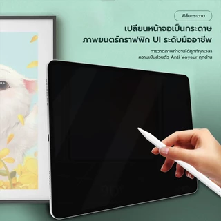 GOOJODOQ ฟิล์มกันรอยหน้าจอ กันแอบมอง สําหรับ iPad Gen10 9 8 7 6 10.9 Pro 11 12.9 13 Air 6 7