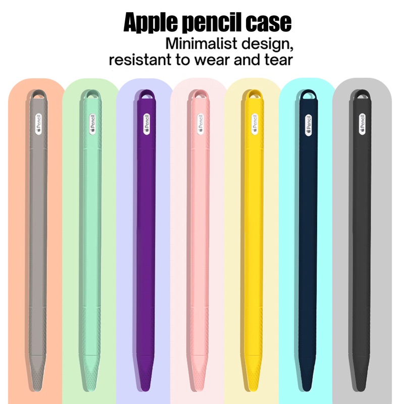 เคสซิลิโคน แบบนิ่ม กันลื่น สําหรับ IPad Apple Pencil 2 2nd Generation