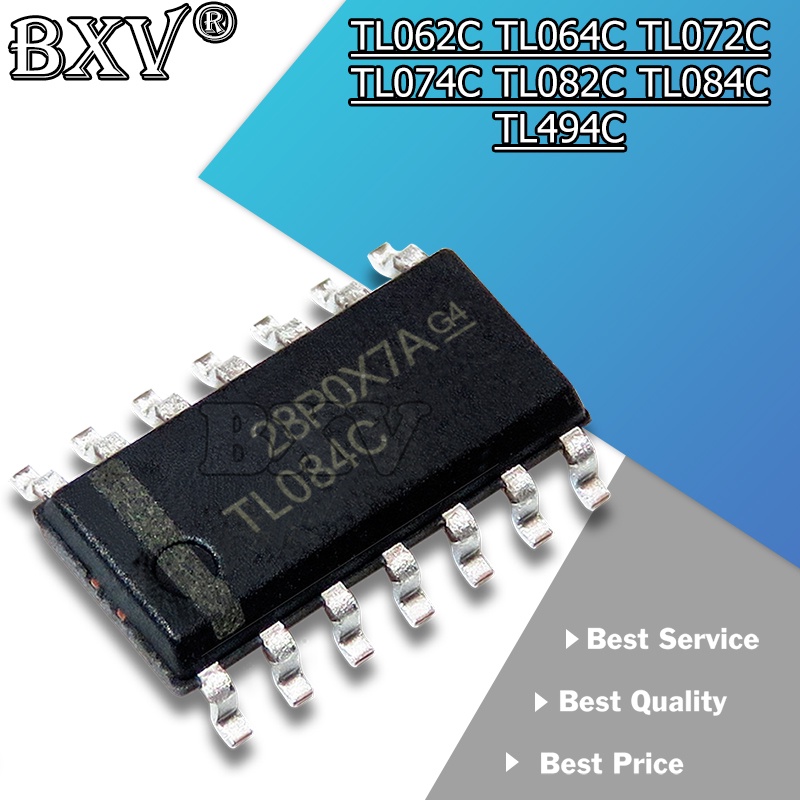 ชิป TL084CDT SOP14 TL084 SOP 084C SMD TL084CDR SOP-14 TL084C SMD TL062C TL064C TL072C TL074C TL082C 