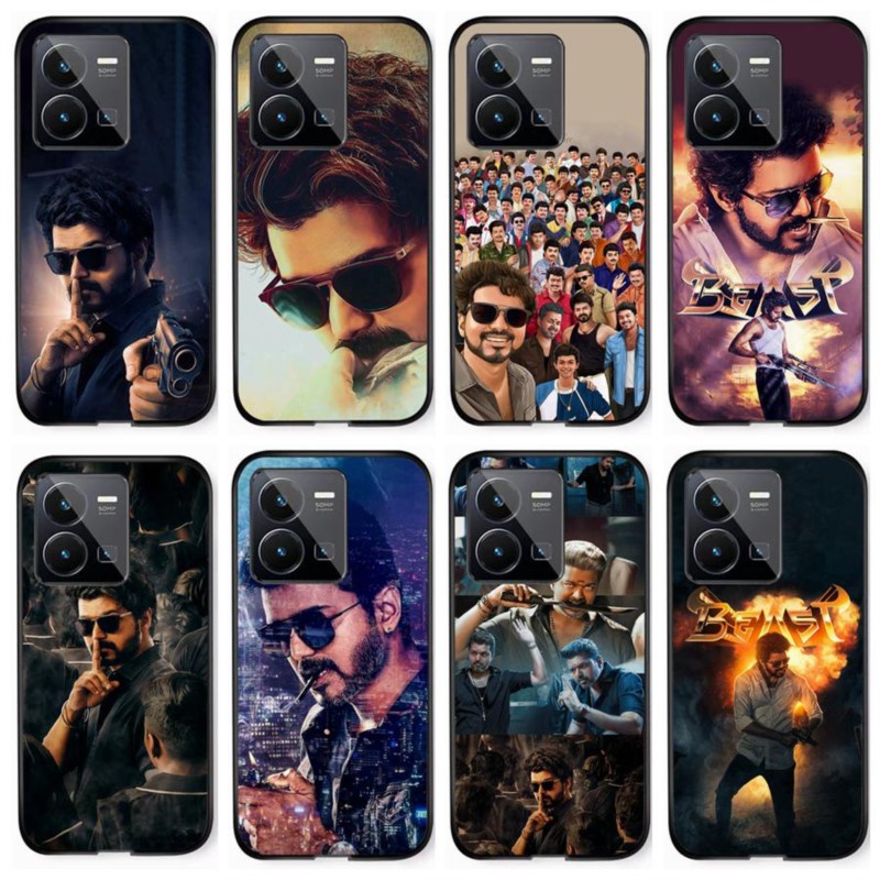 Iphone 4 4S 5 5S 5C 6 6S 7 8 Plus SE SE1 SE2 XS Max 230411 เคสโทรศัพท์มือถือแบบนิ่ม ลาย Master Beast Vijay Series สีดํา