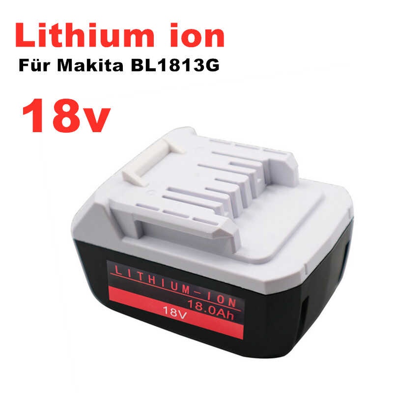 แบตเตอรี่ลิเธียมไอออน 18 โวลต์ 18000Mah Bl1811g สำหรับ Makita Bl1813g