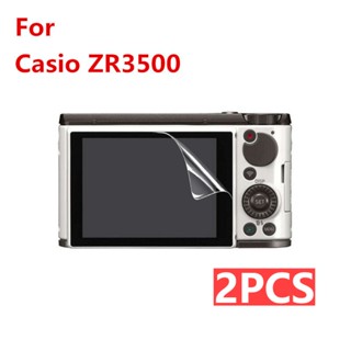 2 ชิ้น ฟิล์มกระจกนิรภัยกันรอยหน้าจอกล้อง สําหรับ For Casio EX-ZR3500/ZR3600