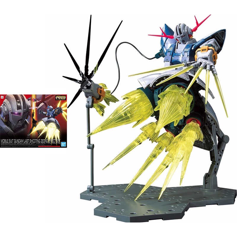 Bandai Model Kit อะนิเมะ RG 1/144 MSN-02 am Last ยิง Zeong Effect ชุด Action ของเล่นรูปของเล่นเด็ก