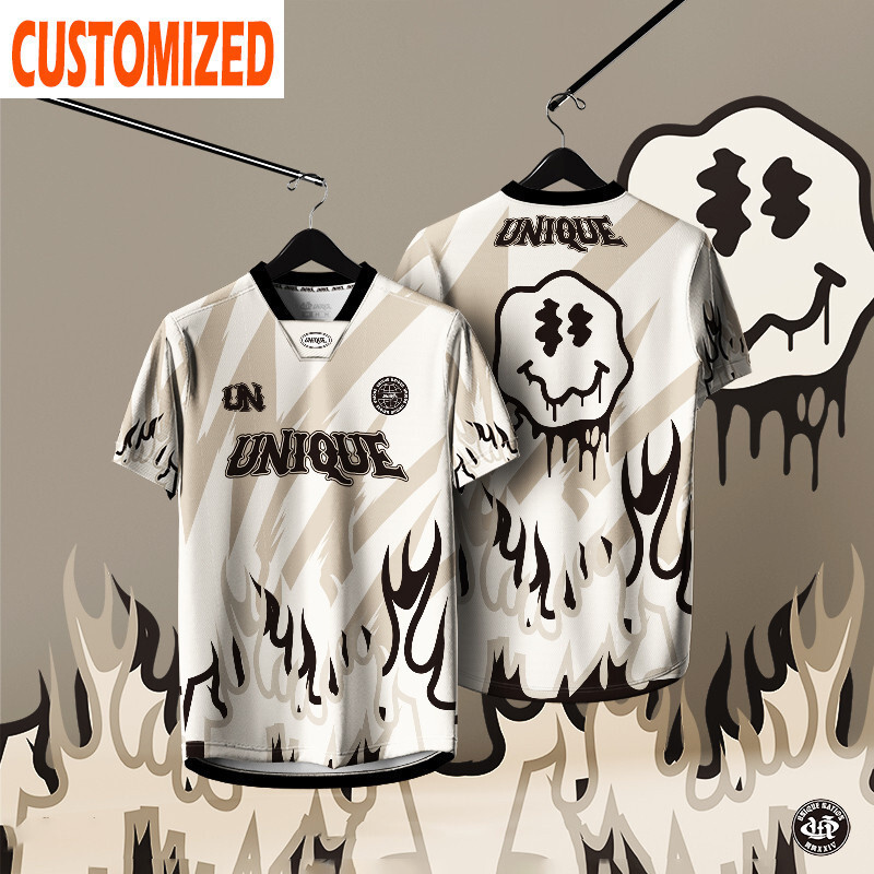 Short Sleeve NFL Collar Sport Jersey พร้อมบริการปรับแต่งฟรี ยอดนิยมในวงการ Esports