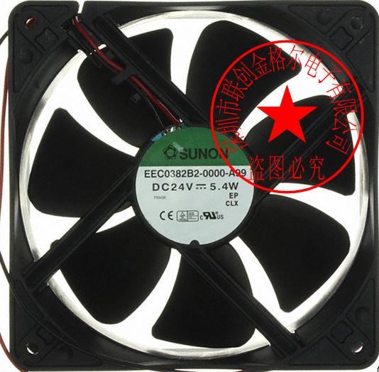 อุปกรณ์พัดลม EEC0382B2-000U-A99 DC24V 5.4W