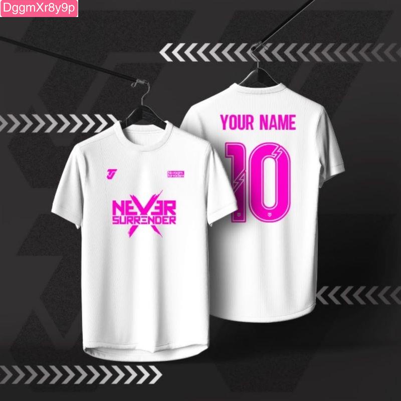 DggmXr8y9pEvoNova Jersey NEVER SURRENDER TJ FREE CUSTOM NAMESET สีขาว