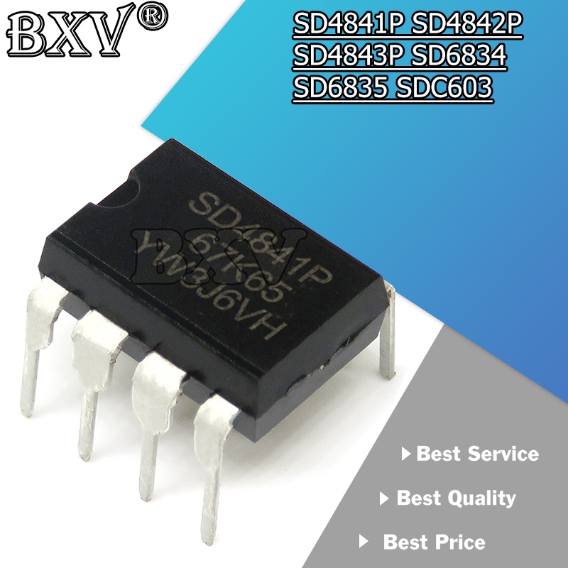10PCS SD4841P SD4842P SD4843P SD6834 SD6835 SDC603 SD4841 SD4842 SD4843 DIP IC ชิปเซ็ต