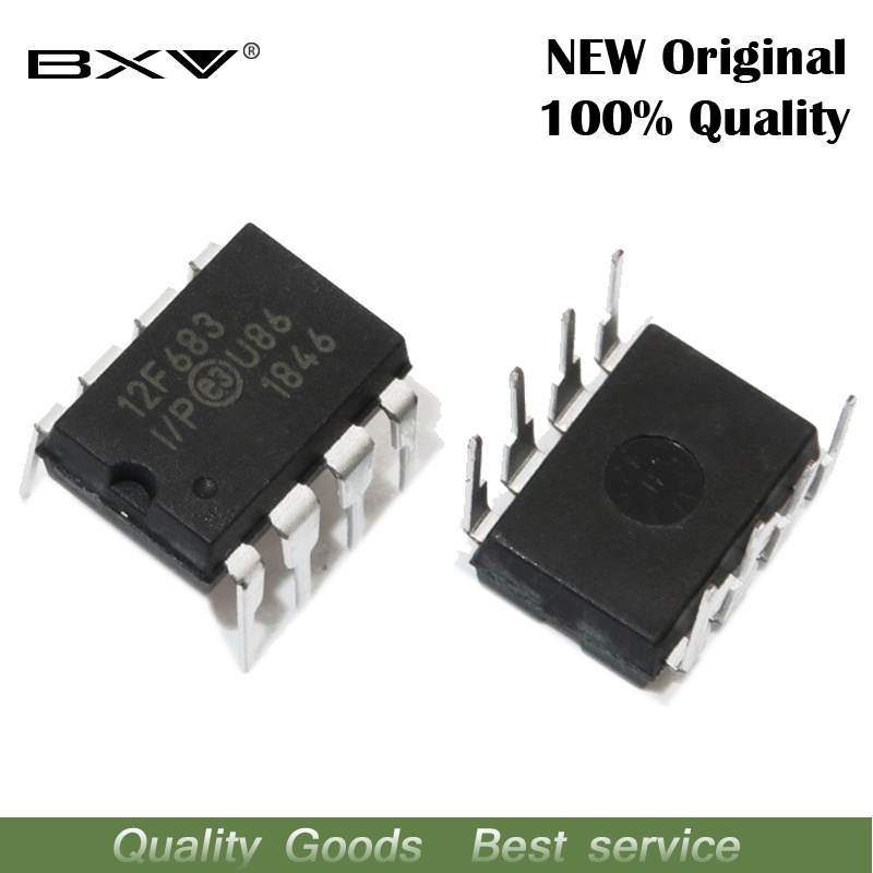 2 ชิ้น PIC12F683-I/P PIC12F683 12F683 DIP-8 ชิป