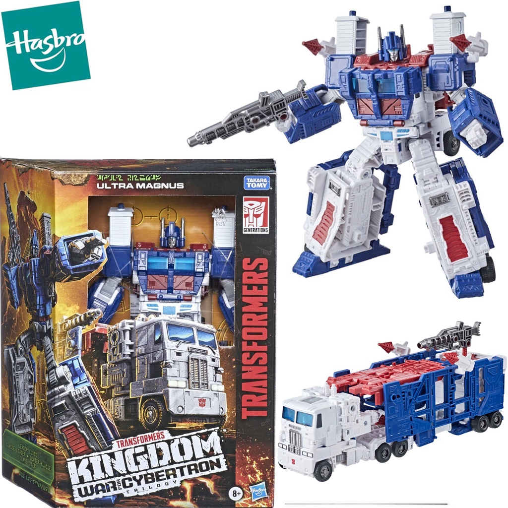 Hasbro Transformers War for Cybertron: Kingdom Wfc-K20 Ultra Magnus Leader Class Action Figure Model Toys Gifts