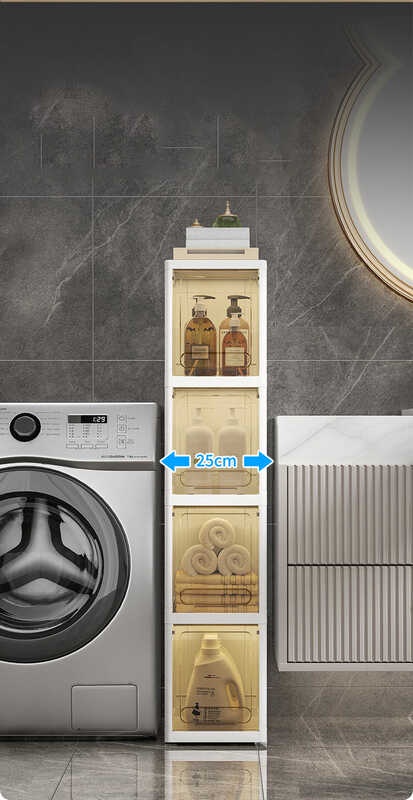 YEYA ตู้กันน้ำ ชั้นวางของในห้องน้ำ ห้องน้ำตู้ข้าง ที่