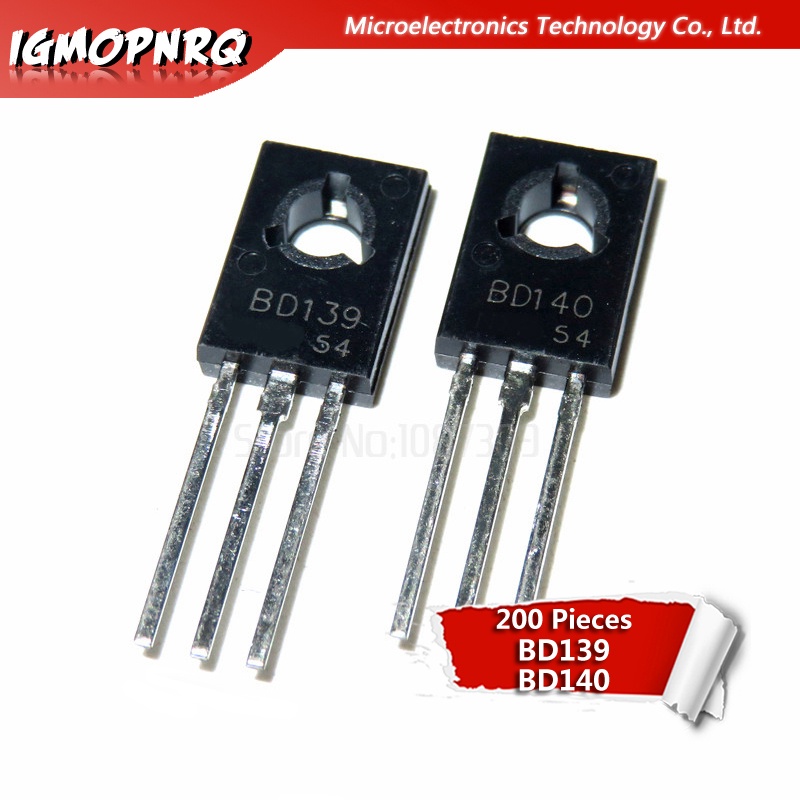 ใหม่ ทรานซิสเตอร์ ไตรโอด BD139 BD140 D139 D140 TO-126 NPN 1.5A 80V NPN Epitaxial 100 ชิ้น 200 ชิ้น