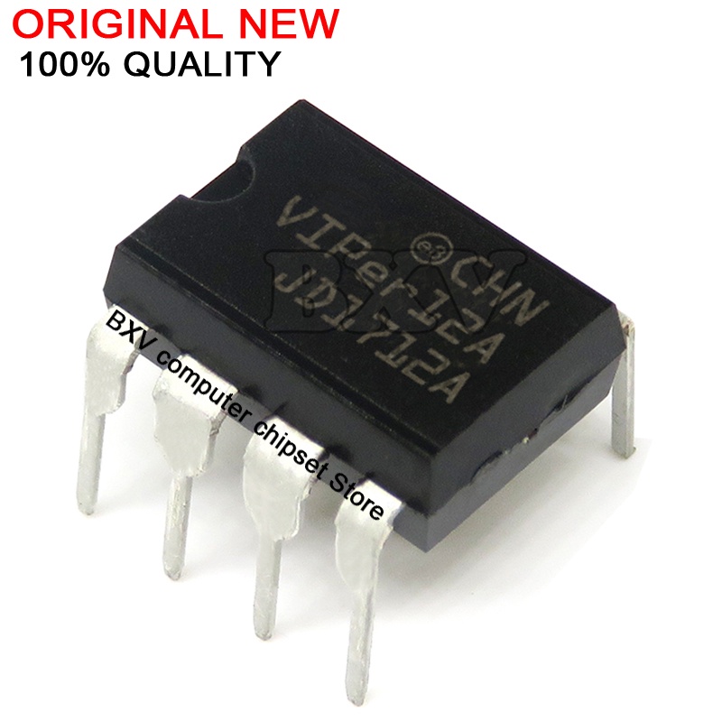 10PCS VIPER12A DIP8 VIPER12 DIP 12A DIP-8 VIPER22A VIPER22A VIPER16L VIPER17L DIP ชิป IC
