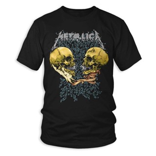 เสื้อยืด พิมพ์ลาย Metallica Sad But True Black Album Rock สําหรับผู้ชาย และผู้หญิง