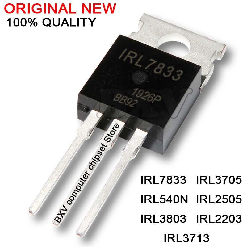 5PCS IRL7833 IRL540N IRL3803 IRL3713 IRL3705N TO-220 MOS IRL2505 IRL2203N TO220 ทรานซิสเตอร์