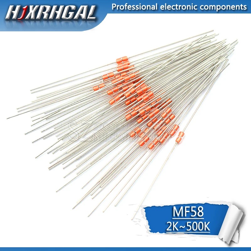 เทอร์มิสเตอร์ MF58 B value 3950 2K 5K 10K 20K 100K 200K 500K โอห์ม 5% MF58-2K MF58-5K MF58-10K 20 ชิ้น