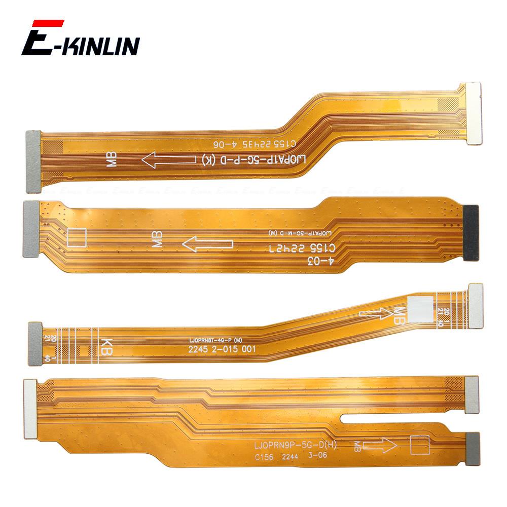 บอร์ดหลักเมนบอร์ดจอแสดงผล LCD Flex Cable สําหรับ OPPO Reno8 Reno9 Pro Lite TZ 5G 4G อะไหล่ซ่อม