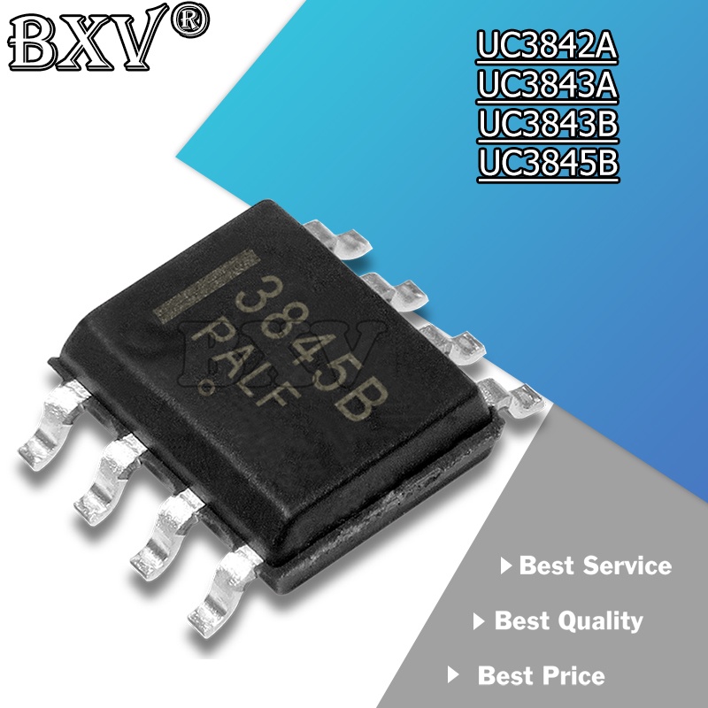 ชิปเซ็ต ไอซี UC3842A UC3843A UC3843B UC3845B UC3842 UC3843 UC3844 UC3845 SOP SOP8 ใหม่ ของแท้ 10 ชิ้น ต่อชุด