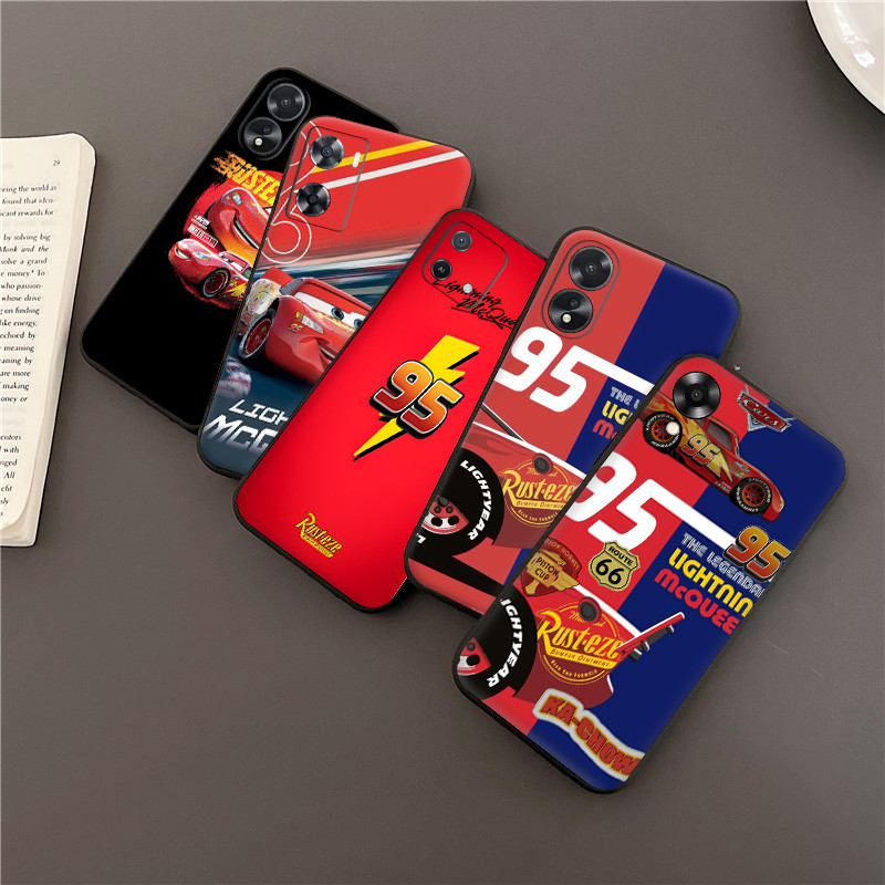 Lightning McQueenเคสโทรศัพท์แบบนุ่มOPPO A12 A12S A12E A3S A3 Pro A3X A37 A39 A57 A5S A59 A77 A83 A5 