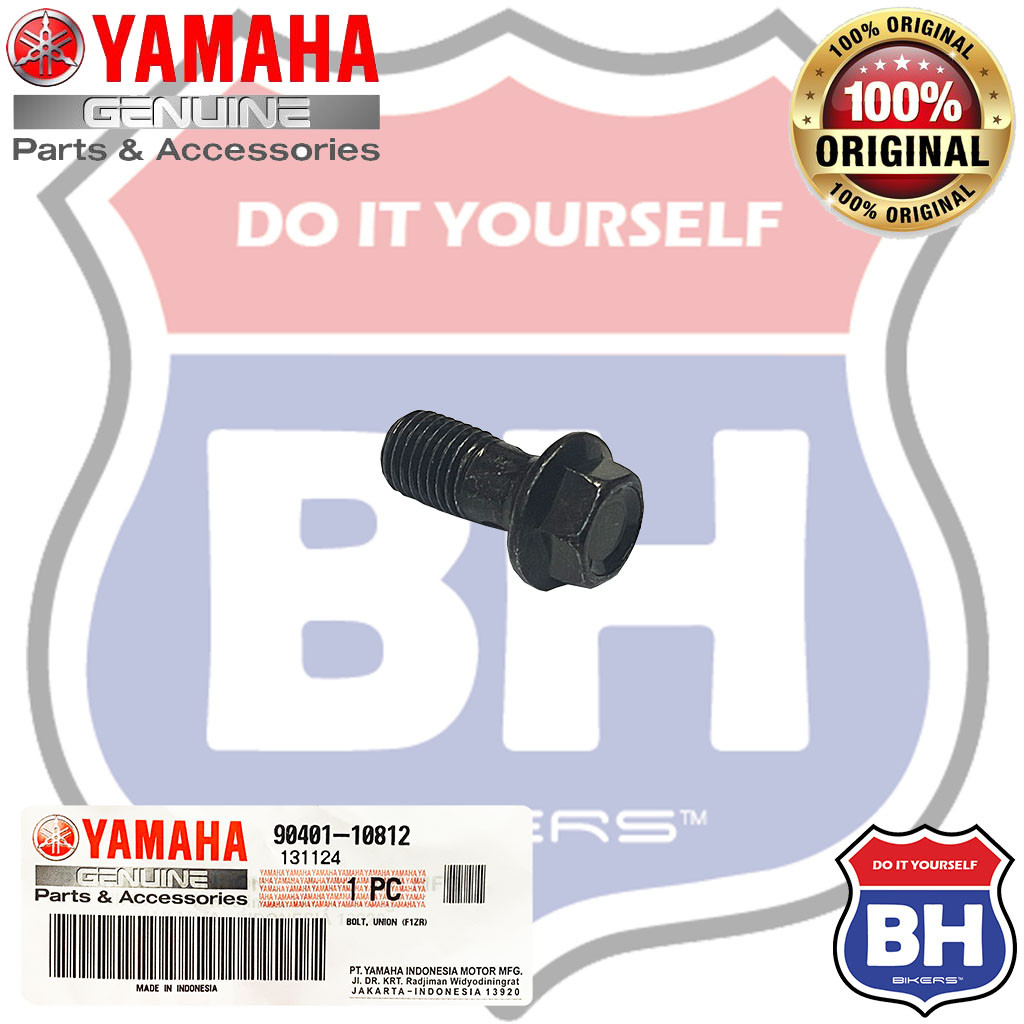 YAMAHA RXZ Y125ZR LC135 Y15ZR Y16ZR LAGENDA สายฟ้าท่อด้านหน้าด้านหลังสกรู SKRU BREK HLY 90401-10812