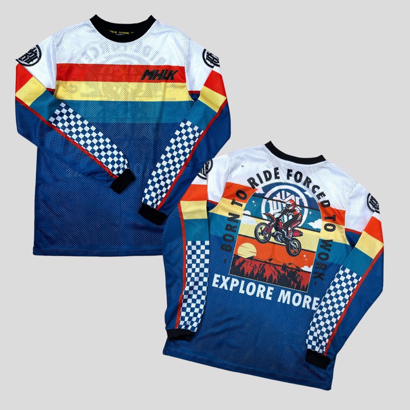 Mhlk เสื้อปั่นจักรยานยนต์ TRAIL FULL AIRCOOL