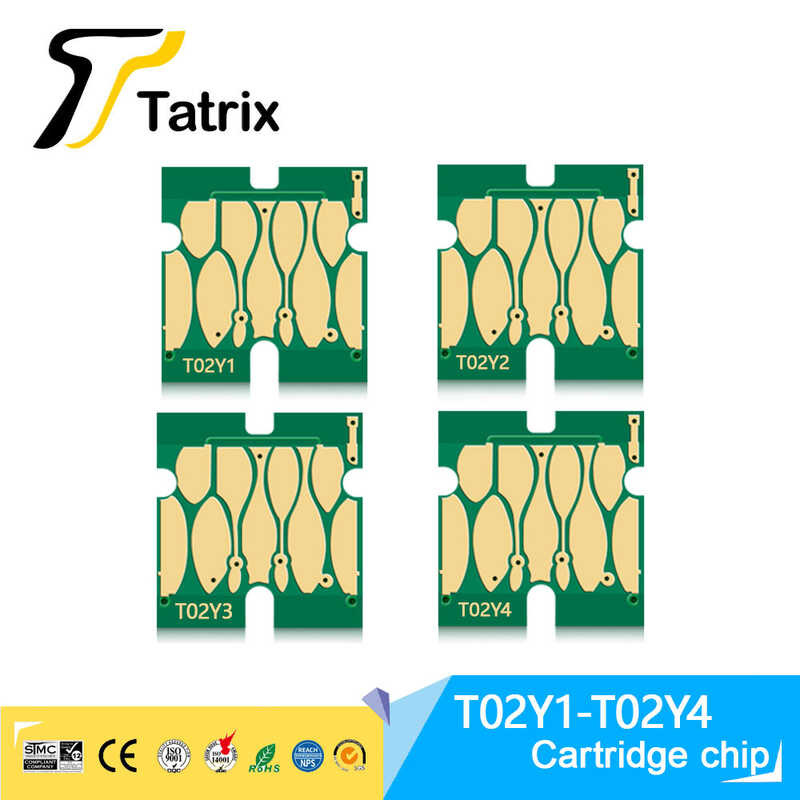 ชิปตลับหมึก Tatrix T02Y1 ~ T02Y4 02Y Epson WorkForce Enterprise WF-C21000 WF-C21000a WF-C21000c WF-C