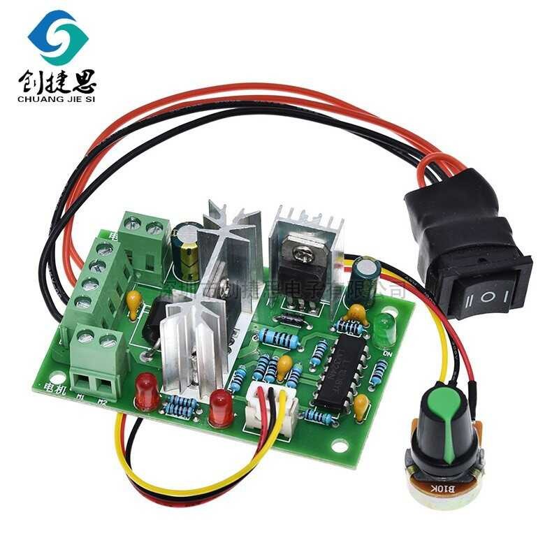 ❤ DIY DC มอเตอร์ผู้ว่าราชการ 10V2436 บวกและย้อนกลับสลับค