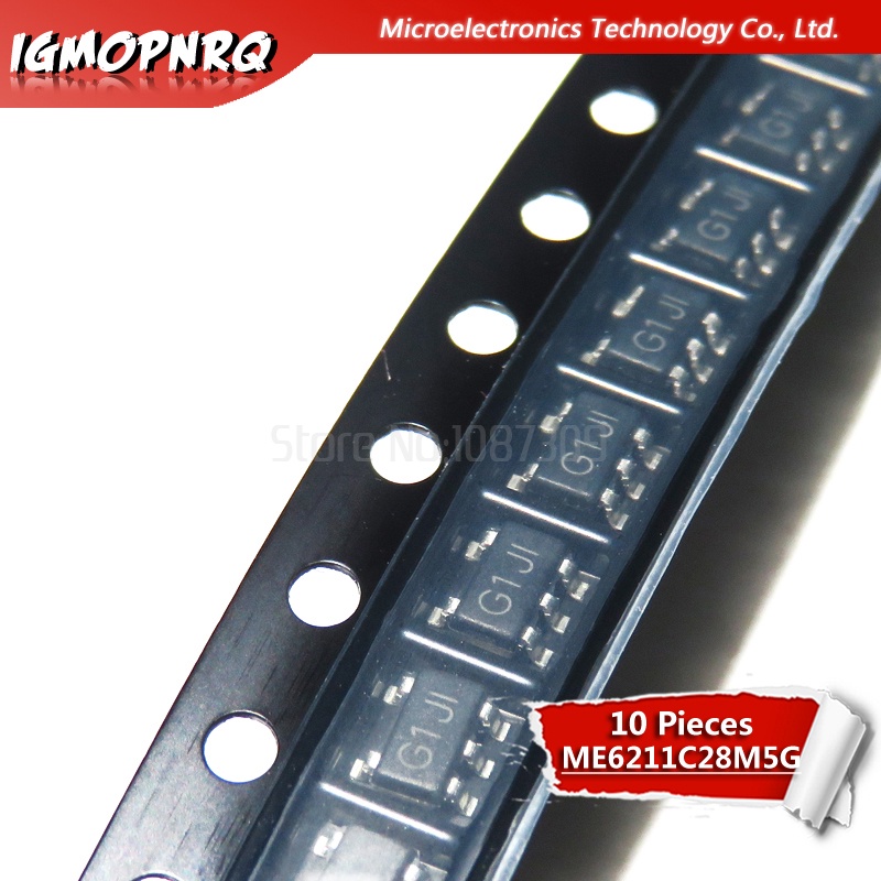 10 ชิ้น ME6211C28M5G ME6211 SOT23-5 LDO ตัวควบคุม IC 2.8V ใหม่